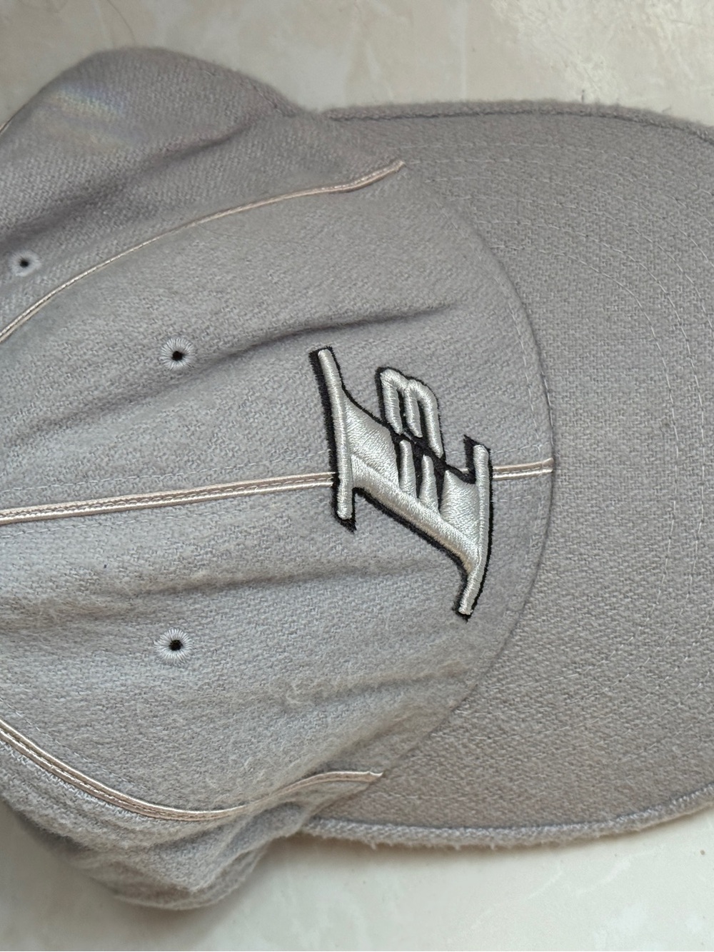 Vintage Reebok The Pump Gray Wool Blend Adjustable Hat Cap